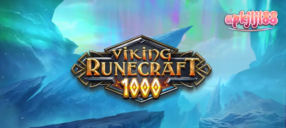 Viking Runecraft 1000 slot machine grid with Norse mythology theme
